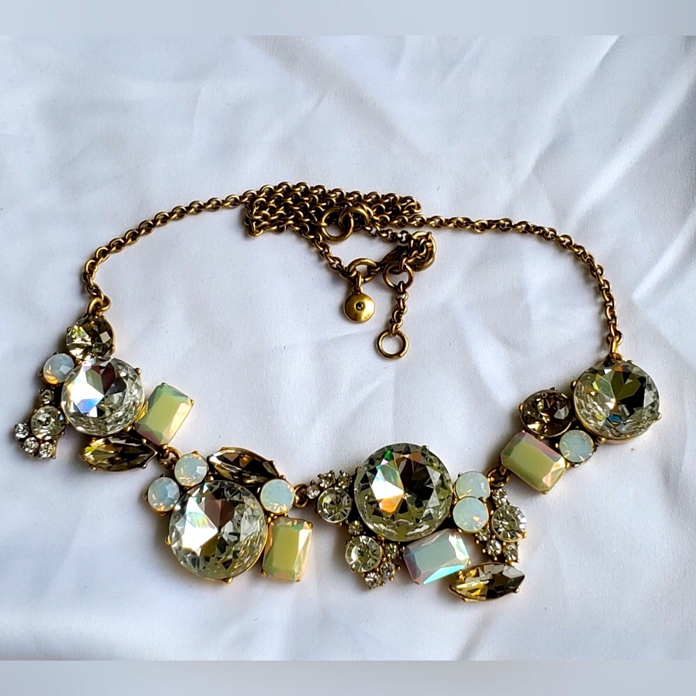 J.Crew Rhinestone and Crystal Necklace